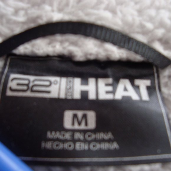 Fleece lined high/low gray jacket M - Picture 9 of 9